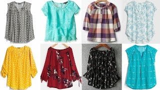 Latest Designs Of Cotton Tops For Summer  Loose Tops Ideas For Girls  Latest Fashion Design  LFD [upl. by Maillij]