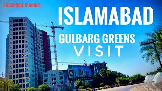 4K Video Gulberg greens Islamabad Pakistan  main raod [upl. by Enomyar]