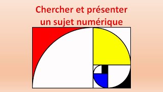 6️⃣ Méthode  Chercher et présenter un sujet numérique [upl. by Ariet]