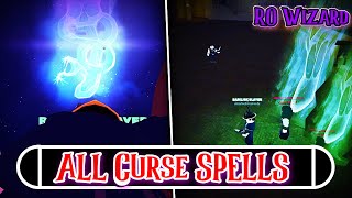 All CURSE spells in ROWizard Avada Kedavra and Morsmordre Showcase [upl. by Malti]