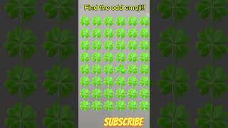 Find the odd emojiemoji viralshorts funny challenge 🌳🌳🌳🌳 [upl. by Llehsyt242]