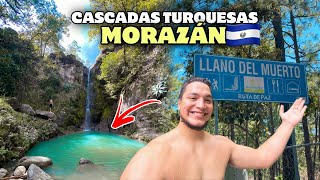 EL PARAÍSO de CASCADAS TURQUESAS en EL SALVADOR 🇸🇻😍 Morazán [upl. by Kire]