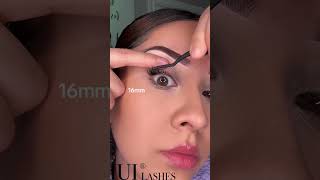 Boost your lash game in seconds—simple steps stunning results iuibeauty iuilashes [upl. by Eyde]