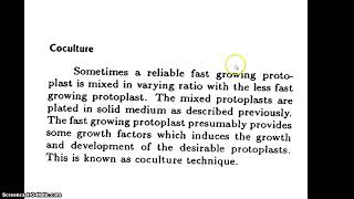 Protoplast culture [upl. by Tlok]