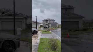 Tornado in Broward  proceed Hurricane Milton tornado hurricane hurricanemilton milton fyp [upl. by Alcot]