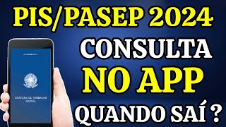 PISPASEP 2024 CONSULTA NO APP LIBERA EM BRVE [upl. by Gerty404]