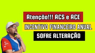 ATENÇÃO INCENTIVO FINANCEIRO ANUAL atualizações importantes não deixe de assistir [upl. by Ramed]