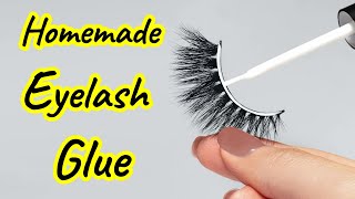 How to make eyelashes glue at homediy eyelash gluehomemade eyelash glueeyelashessajal malik [upl. by Ayvid770]