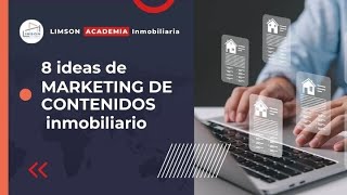 8 ideas de marketing de contenidos inmobiliario [upl. by Notnelc251]