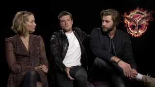 Jennifer Lawrence Josh Hutcherson amp Liam Hemsworth  Mockingjay Part 1 [upl. by Torr251]