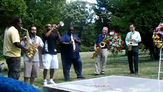 Charlie quotBirdquot Parker Memorial Graveside Tribute 2010 [upl. by Eenor604]