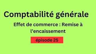 Comptabilité Générale 1  Effets de Commerce  Épisode 25  Remise à lEncaissement [upl. by Euell]