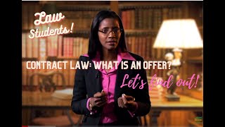 Contract Law  Introduction amp Offer Part 1 [upl. by Belldas115]