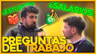 ¿QUÉ GANA la GENTE en el MWC 24  Preguntas en la calle ¿SALARIOS ¿ESTUDIOS ¿TRABAJO [upl. by Kaleena]