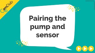 Pairing the pump and sensor  mylife YpsoPump users [upl. by Tillo]