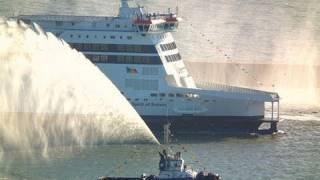 PampO Ferries Spirit of Britain Maiden Voyage [upl. by Lokin]