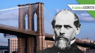 John A Roebling and the Brooklyn Bridge  Hidden Genius [upl. by Nonez]