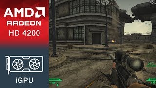 Fallout New Vegas Gameplay AMD Radeon HD 4200 [upl. by Yann]