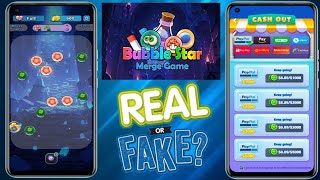 Merge Game Bubble Star Real Or Fake  Merge Game Bubble Star Withdrawal  Merge Game Legit Ba [upl. by Clere]