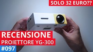 Recensione Proiettore YG300 costa solo 32 Euro [upl. by Drofnats441]