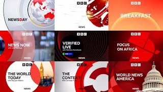 BBC News Intro  Outro 2024 Compilation [upl. by Annaitsirk]