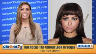 Katerina Graham Rocks Cutout Dress In Las Vegas [upl. by Paddie]