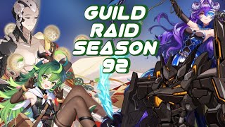 Guild Raid Level 105 Season 92  Guardian Tales [upl. by Annotahs]