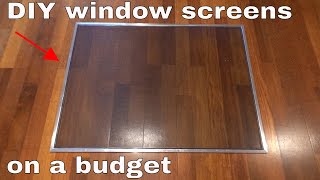 How to build window screens  DIY flyscreen [upl. by Kristan]