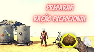 Como Preparar Ração Excepcional  Exceptional Kibble  Ark Survival Evolved [upl. by Kamp]