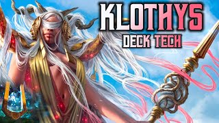 Klothys God of Destiny Deck Tech  Theros Beyond Death Spoiler [upl. by Cinom]