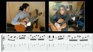 Choros  Domingos Semenzato guitar duo performed by M Dijk and S Molenberg part 1 slicestabs [upl. by Glasgo]