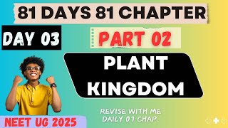 Plant kingdom  Bryophytes Neet  CBSEClass 11th Biology part02 [upl. by Nonac]