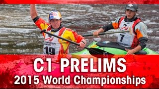 2015 ICF World Freestyle Kayak Championships  C1 Prelims Highlights [upl. by Mailiw]