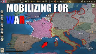 Mobilizing For War Call of War France Lets Play [upl. by Ahcsatan]