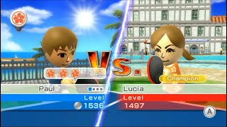 Wii Sports Resort  Table Tennis All CPU Matches [upl. by Ixel657]