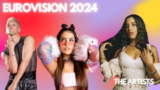 Eurovision 2024  The Artists [upl. by Veator]