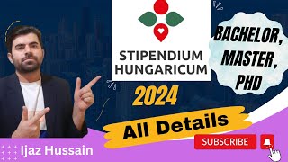 Complete details of Stipendium Hungaricum Scholarship 202425 BachelorMasterPhD Medicine [upl. by Archibald]