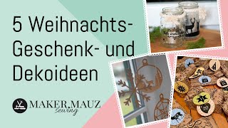 5 Weihnachtsdeko und Geschenkideen zum Plotten [upl. by Avruch]