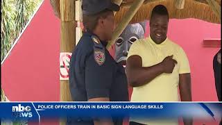 Police officers train in basic sign language skills  nbc [upl. by Birkle]