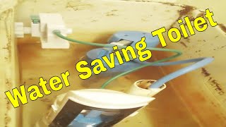 Water Saving Toilet  How To Plumbing [upl. by Kcirdderf666]