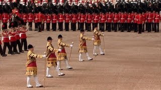 Trooping the colour 2012 Les Huguenots [upl. by Eivol]