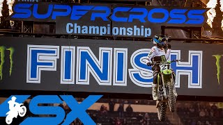 Supercross Round 2 450SX Highlights  Oakland CA RingCentral Coliseum  Jan 15 2022 [upl. by Aleydis]