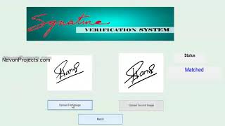 Signature Verification System [upl. by Iramohs442]