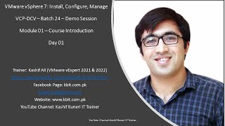 VMware vSphere Course Introduction  Demo Session  Day 01 [upl. by Aenad]