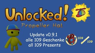 Wobbly Life PROPELLER Hat ALLE 109 Geschenke 🎁  ALL 109 Presents 🎁 [upl. by Ecurb]