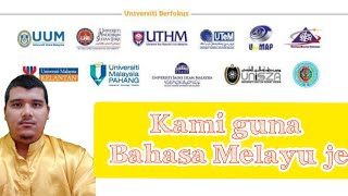 Benarkah Kuliah di Malaysia Perlu Fasih Bahasa Inggeris  Kuliah di Malaysia Seperti Apa [upl. by Dorise]