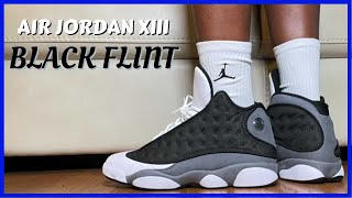 Air Jordan 13 Black Flint  Review amp On Feet [upl. by Kwon781]