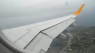 Aurigny Embraer 195 Very Steep Take Off from Guernsey [upl. by Ekaterina]