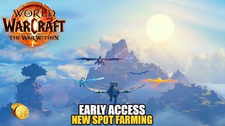 WoW TWW Farming Spot Baru Cloth Enchanting Herbal Mining [upl. by Trebbor]