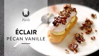 La Recette Facile des Éclairs Pécan Vanille  encore plus gourmands que les éclairs au chocolat [upl. by Essilrahc]